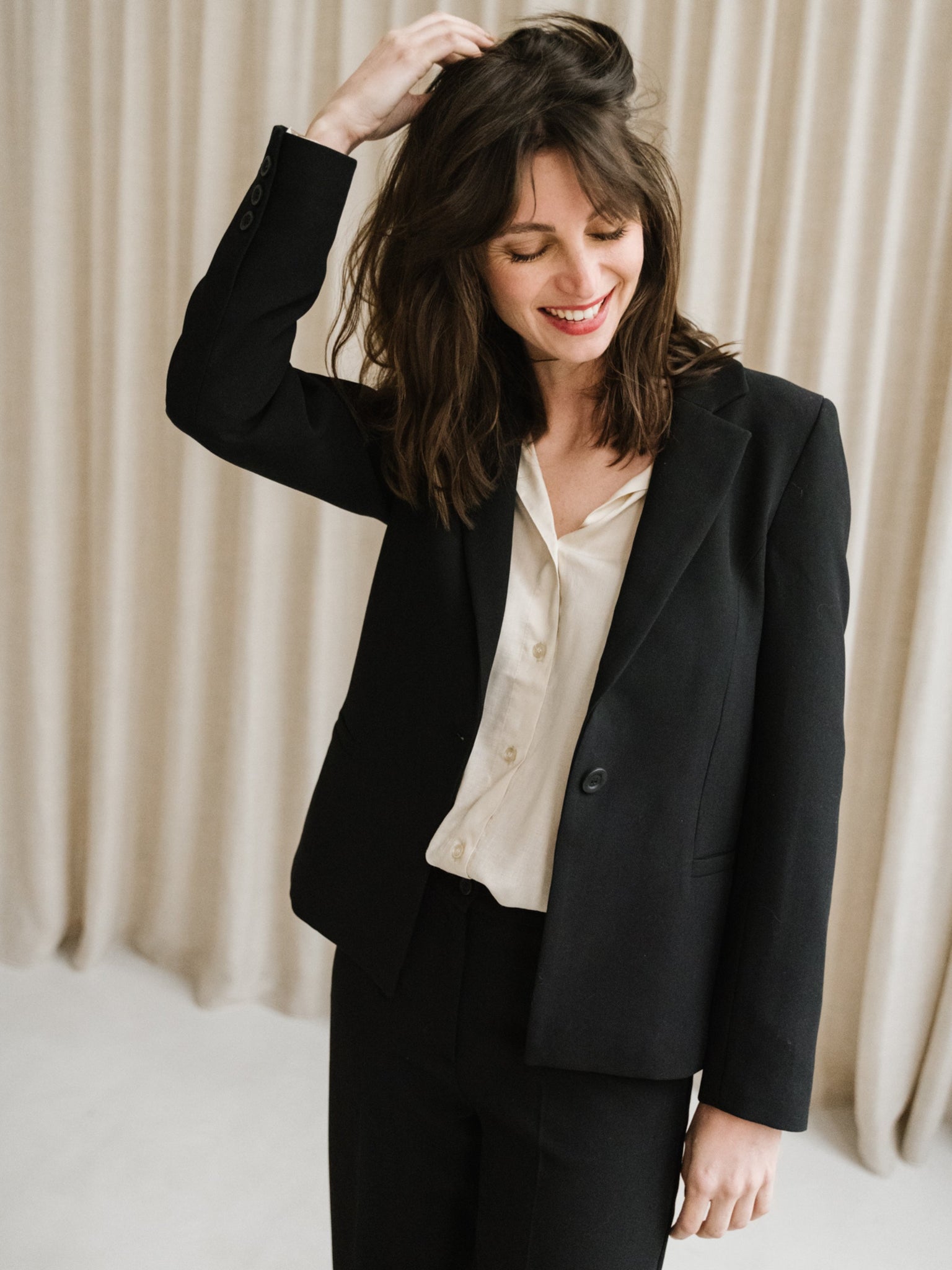 tailleur femme noir admise paris