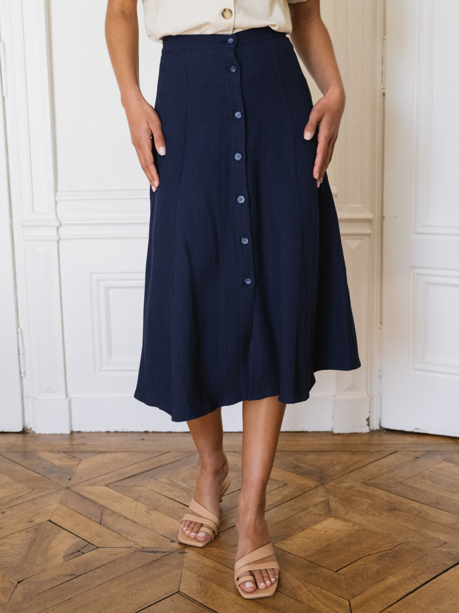 Jupe Grace Bleu Nuit
