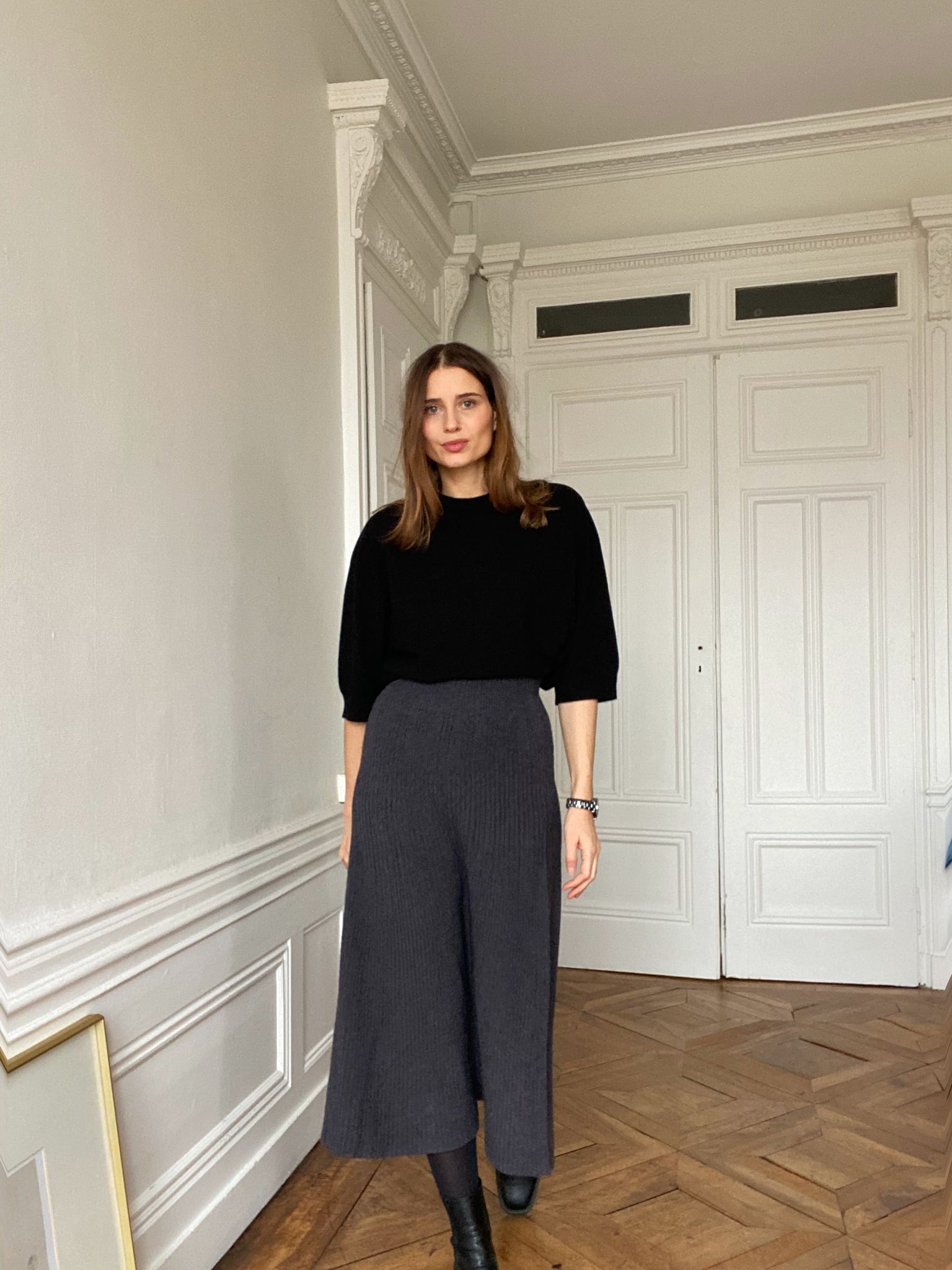 Jupe Solène ardoise