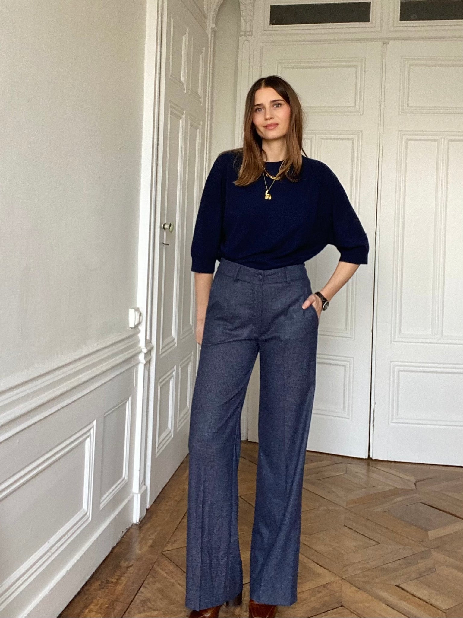Pantalon Capucine Bleu