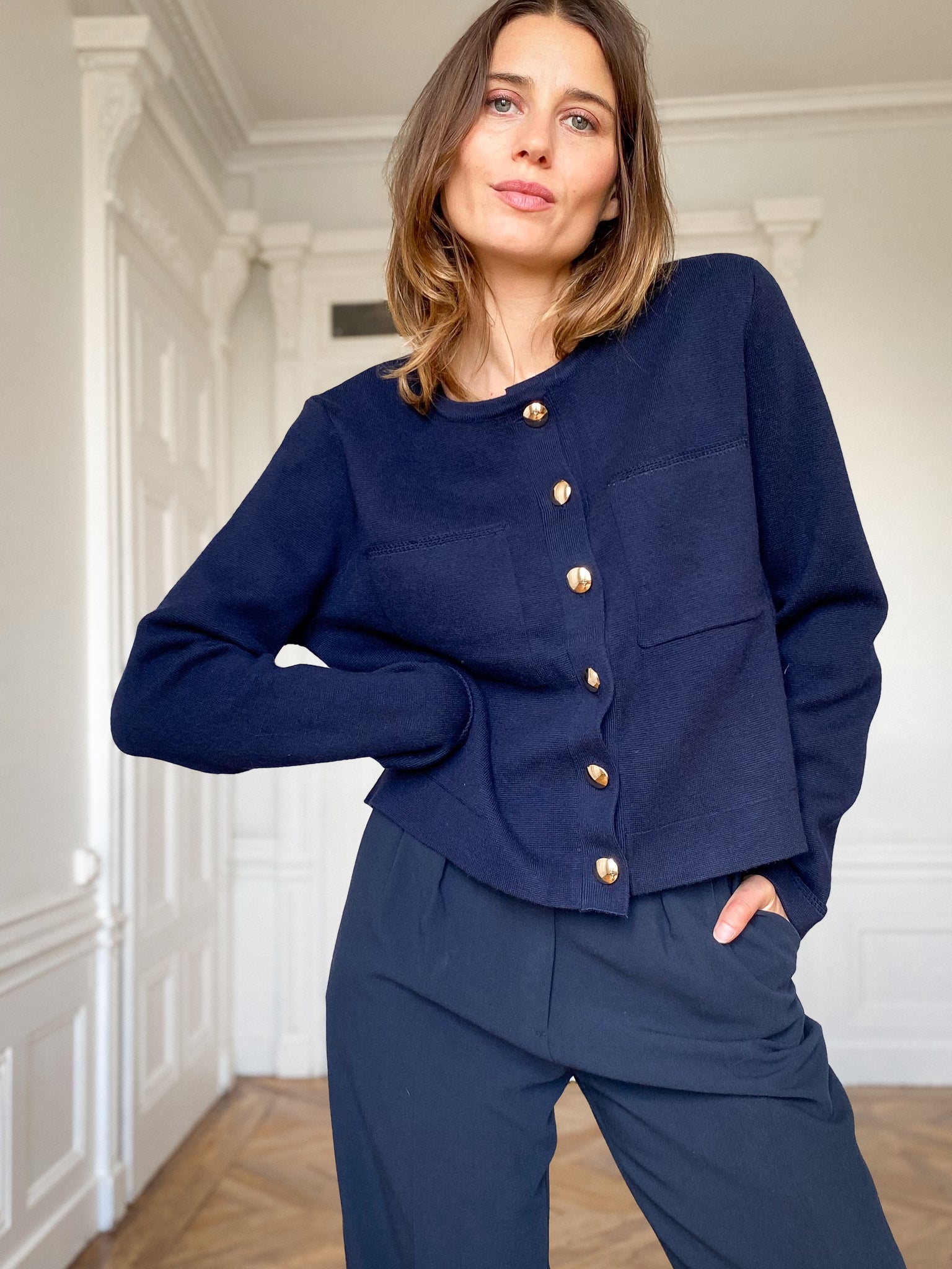 Coline Cardigan - Navy