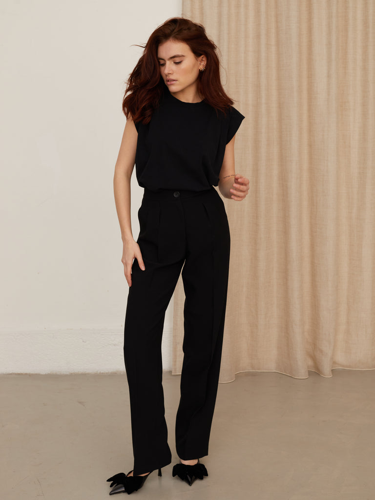 Valentina Tailored Trousers Black