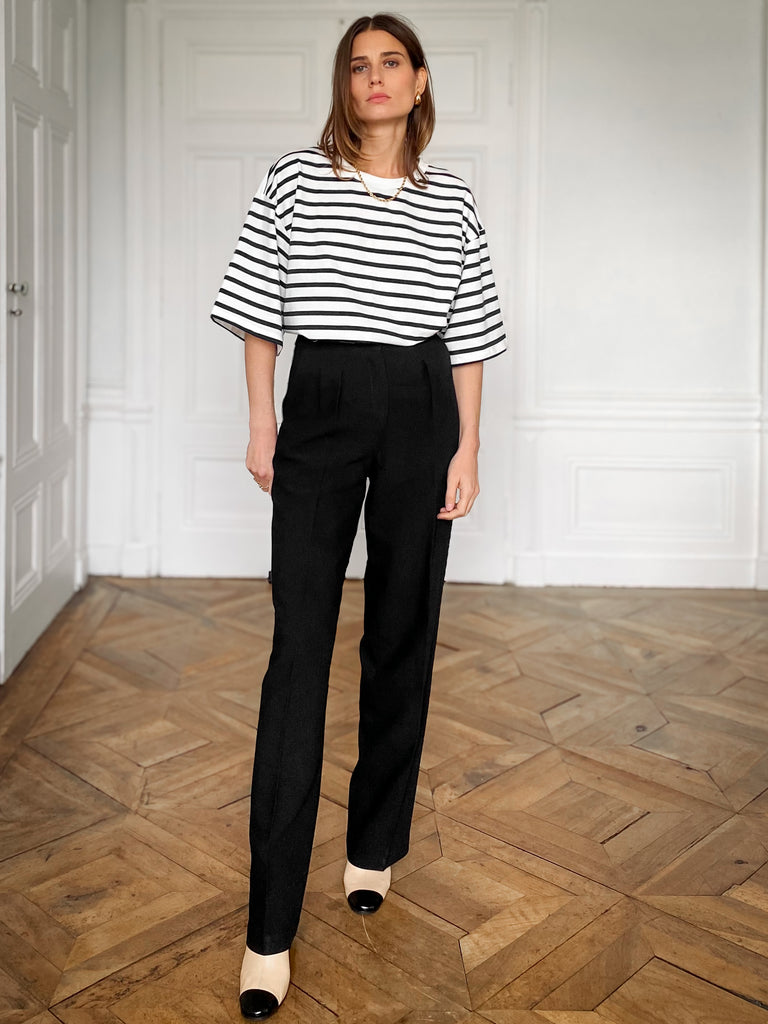 Valentina Tailored Trousers - Black