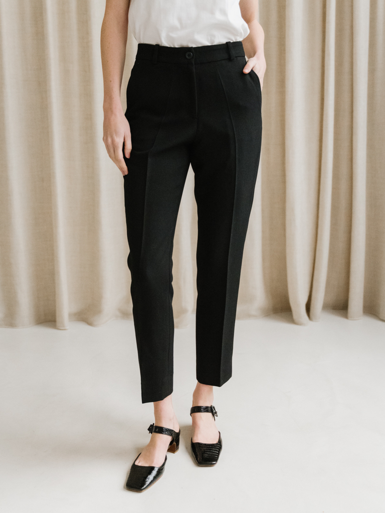 Pantalon Tailleur George Noir