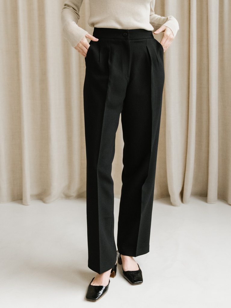 Pantalon Tailleur Valentina Noir