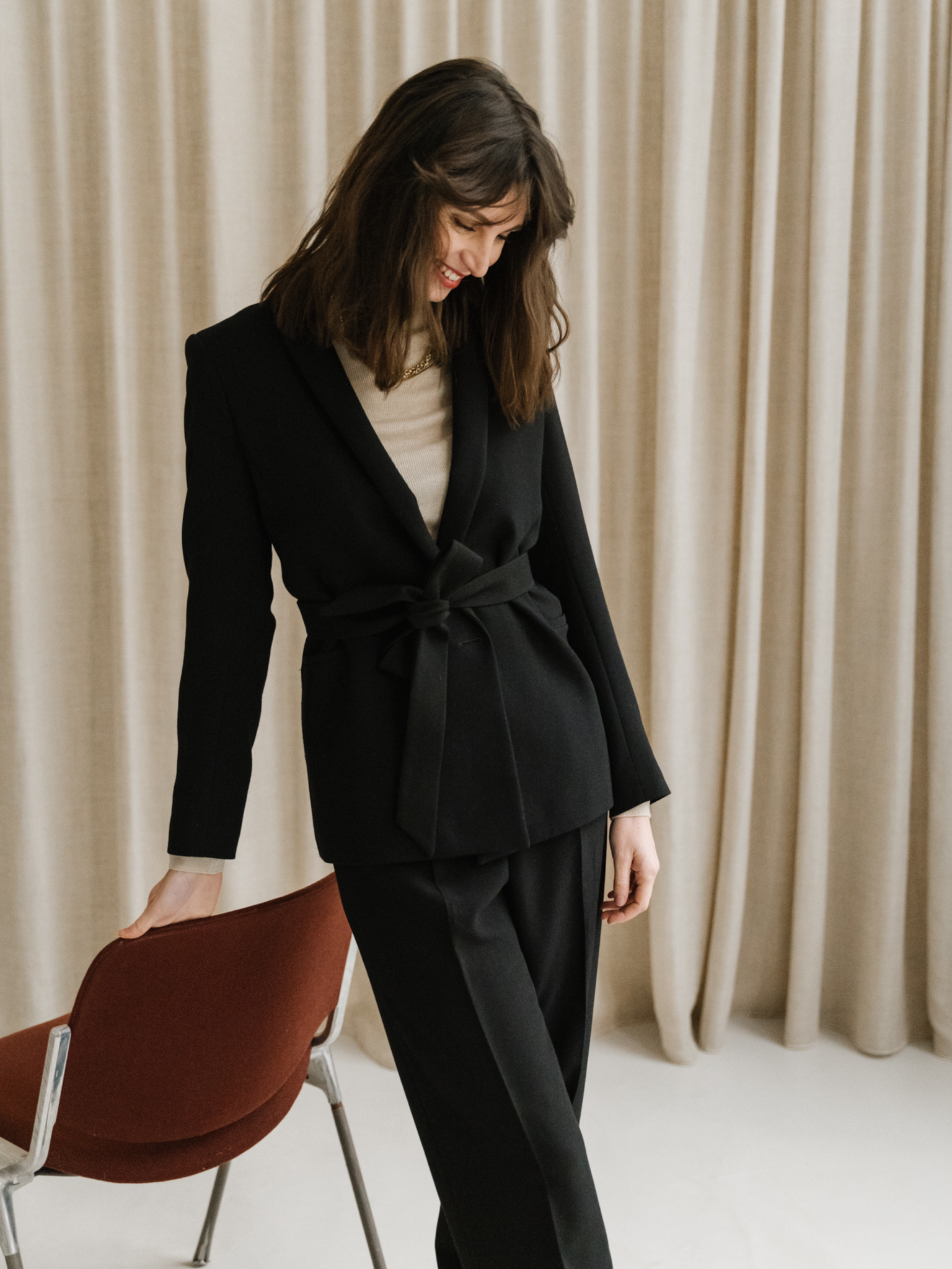 Camille Black Tailored Jacket