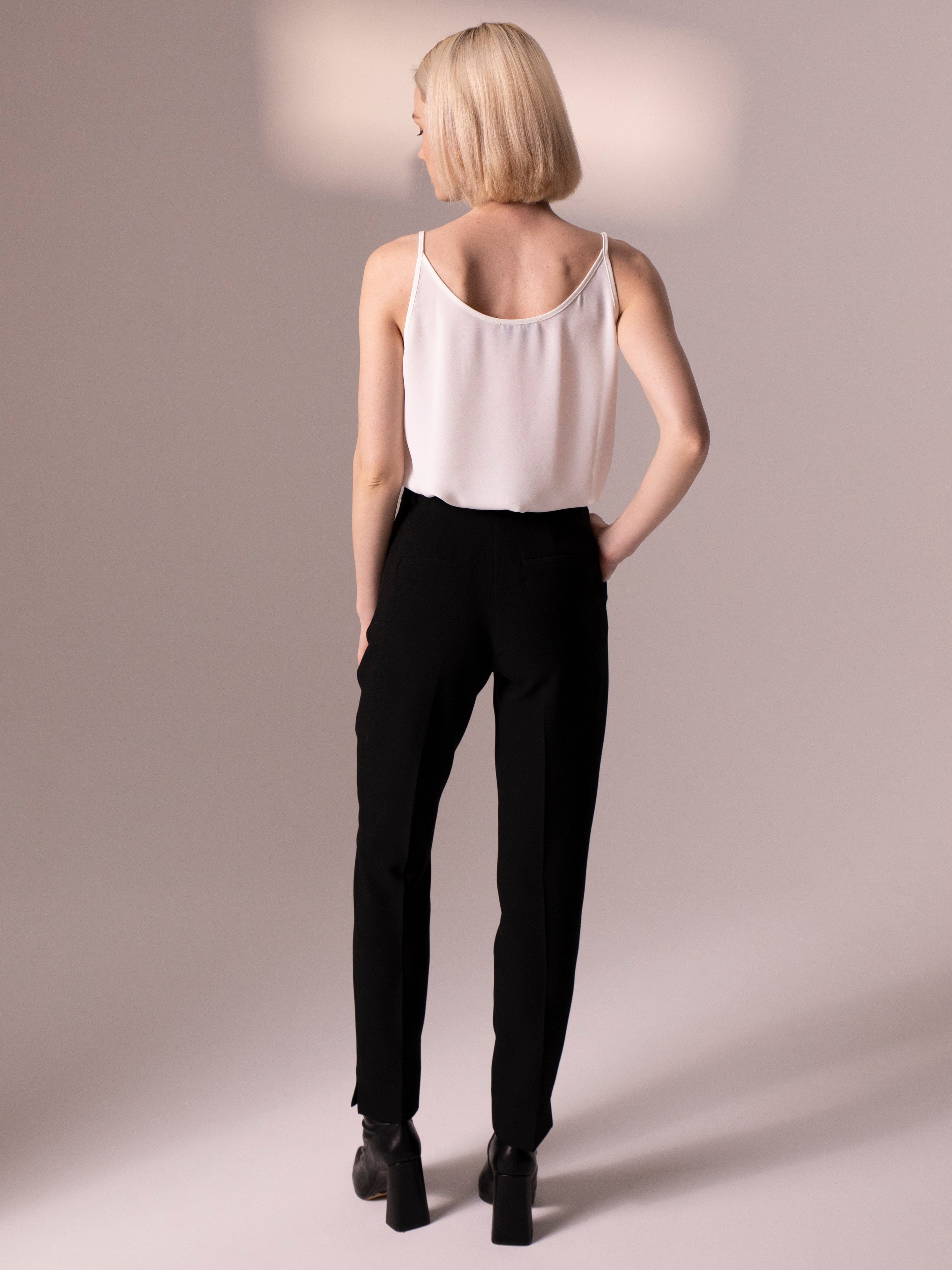 George Womens Black Trousers Size 8 L28 in – Preworn Ltd
